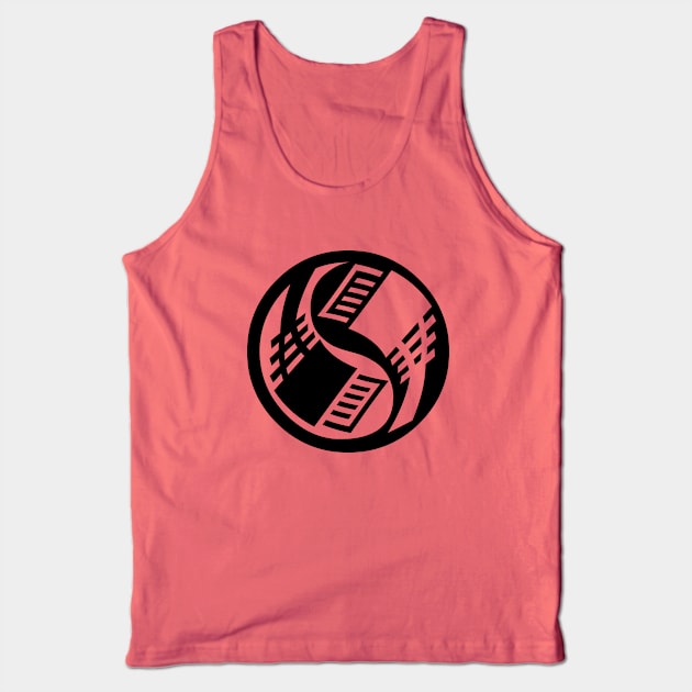 Yin Yang Symbol RJ 45 Connectors Tank Top by Electrovista